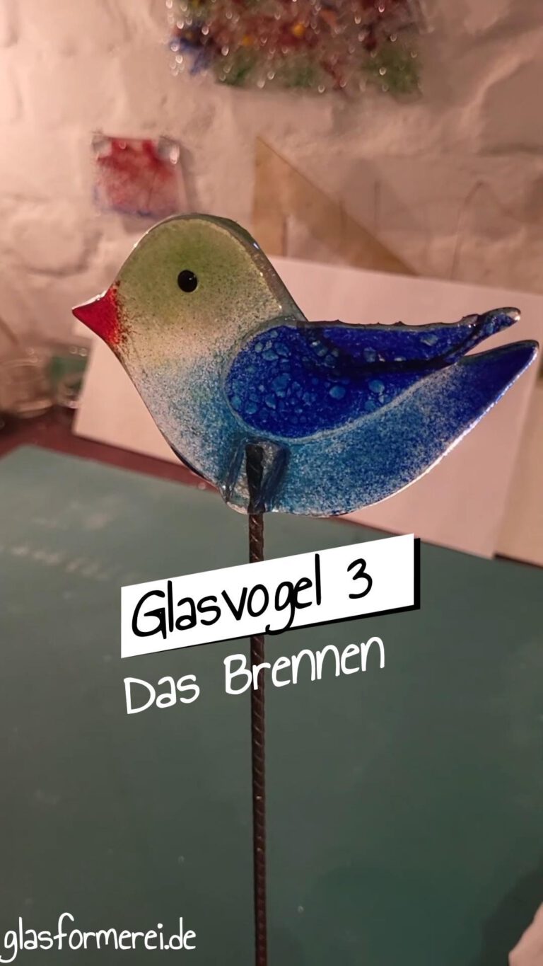 Mehr über den Artikel erfahren Ein Glasvogel entsteht – Teil 3