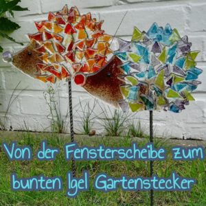 Igel als Gartenstecker