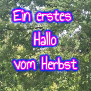 Vorboten des Herbstes